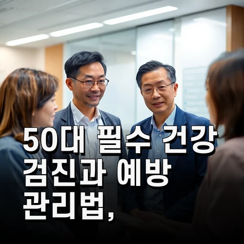 50대 필수 건강 검진과 예방 관리법 꼭 챙겨야 할 검사 항목
