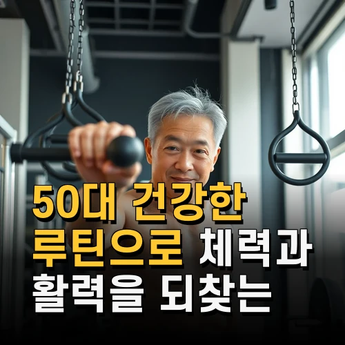 50대 건강한 루틴으로 체력과 활력을 되찾는 실천법