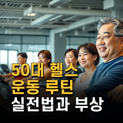 50대 헬스 운동 루틴 실전법과 부상 없이 건강하게 운동하는 방법