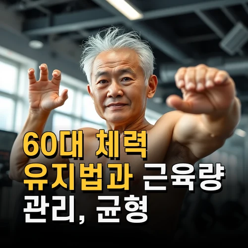 60대 체력 유지법과 근육량 관리 균형 잡힌 노년 건강 비결