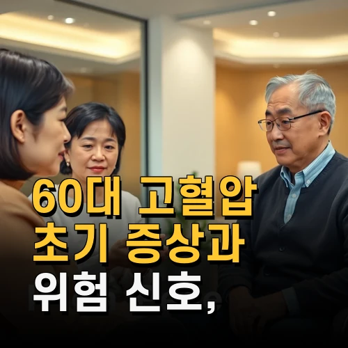 60대 고혈압 초기 증상과 위험 신호 꼭 알아야 할 정보와 대응법