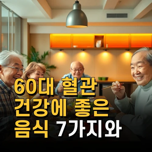 60대 혈관 건강에 좋은 음식 7가지와 실천법 최신 영양 정보