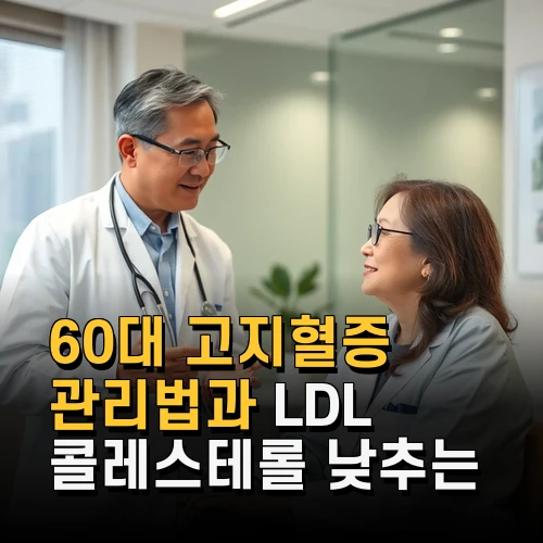 60대 고지혈증 관리법과 LDL 콜레스테롤 낮추는 최신 방법