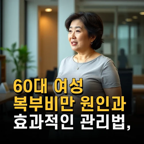 60대 여성 복부비만 원인과 효과적인 관리법 최신 연구와 실천 팁
