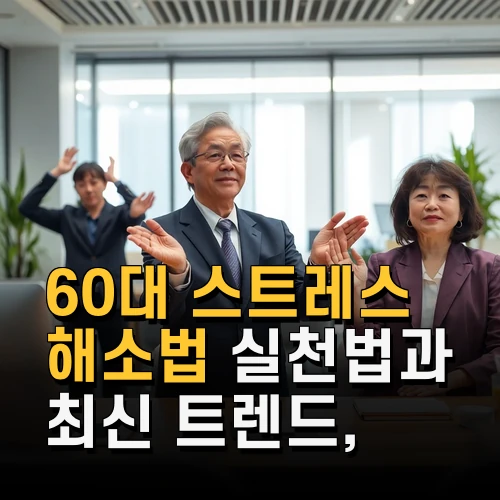 60대 스트레스 해소법 실천법과 최신 트렌드 일상에서 활용하는 방법