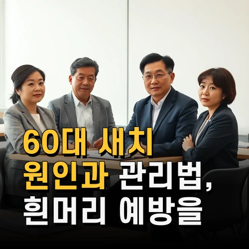 60대 새치 원인과 관리법 흰머리 예방을 위한 최신 정보와 실전 팁