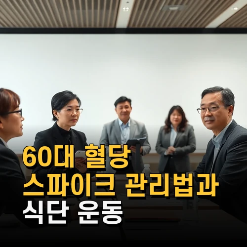 60대 혈당 스파이크 관리법과 식단 운동 실천법 최신 정보