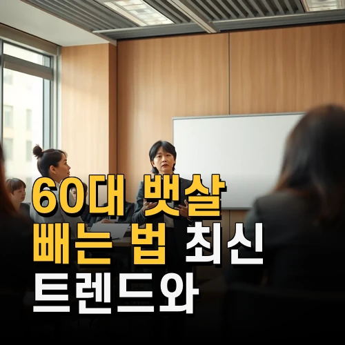 60대 뱃살 빼는 법 최신 트렌드와 실천법 총망라