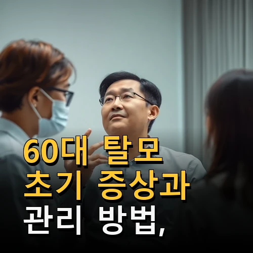 60대 탈모 초기 증상