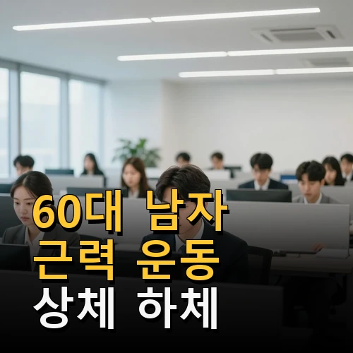 60대 남자 근력 운동
