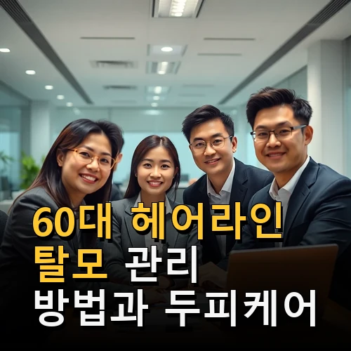 60대 헤어라인 탈모